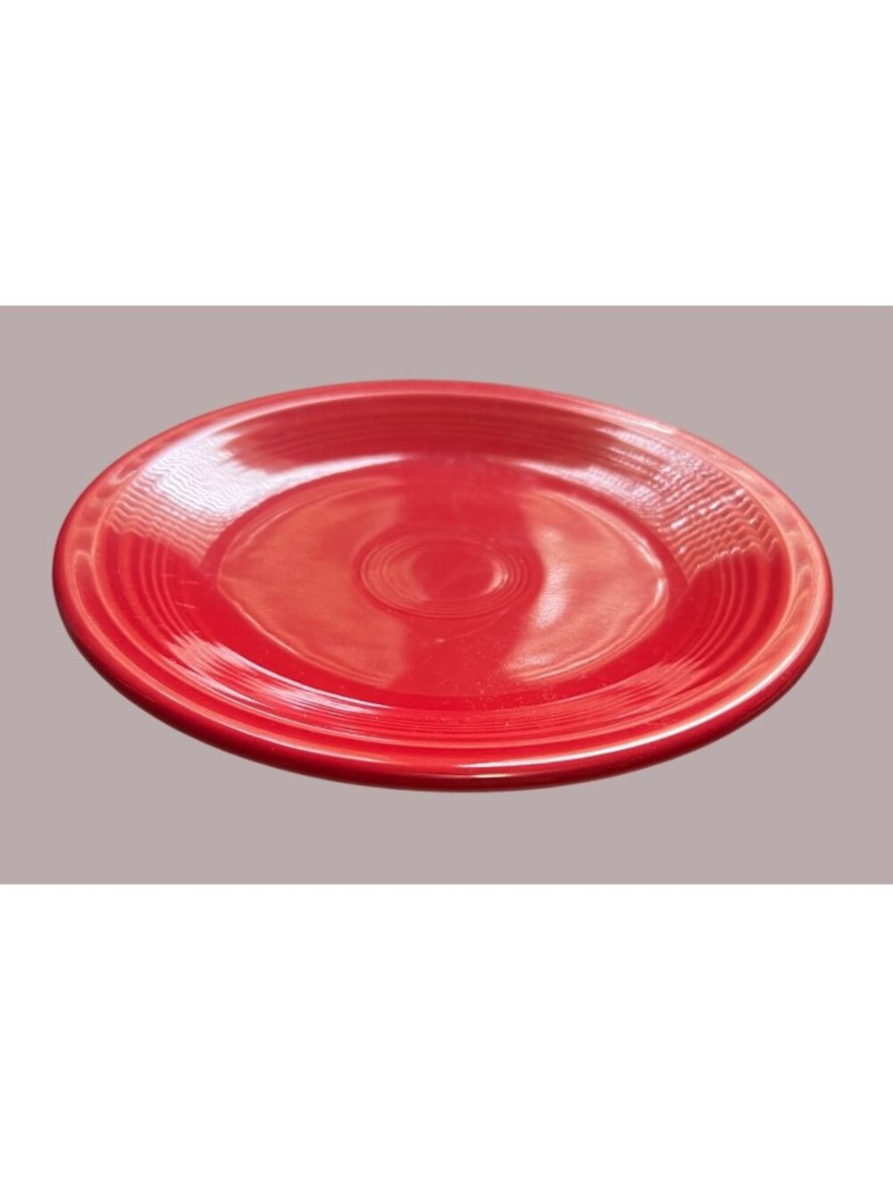 Fiesta Scarlet Red Saucer Plate 7.5” Ceramic Lead-Free